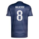 Günstige Fußballtrikots Real Madrid Valverde 8 Auswärtstrikot 2025-26 Kurzarm